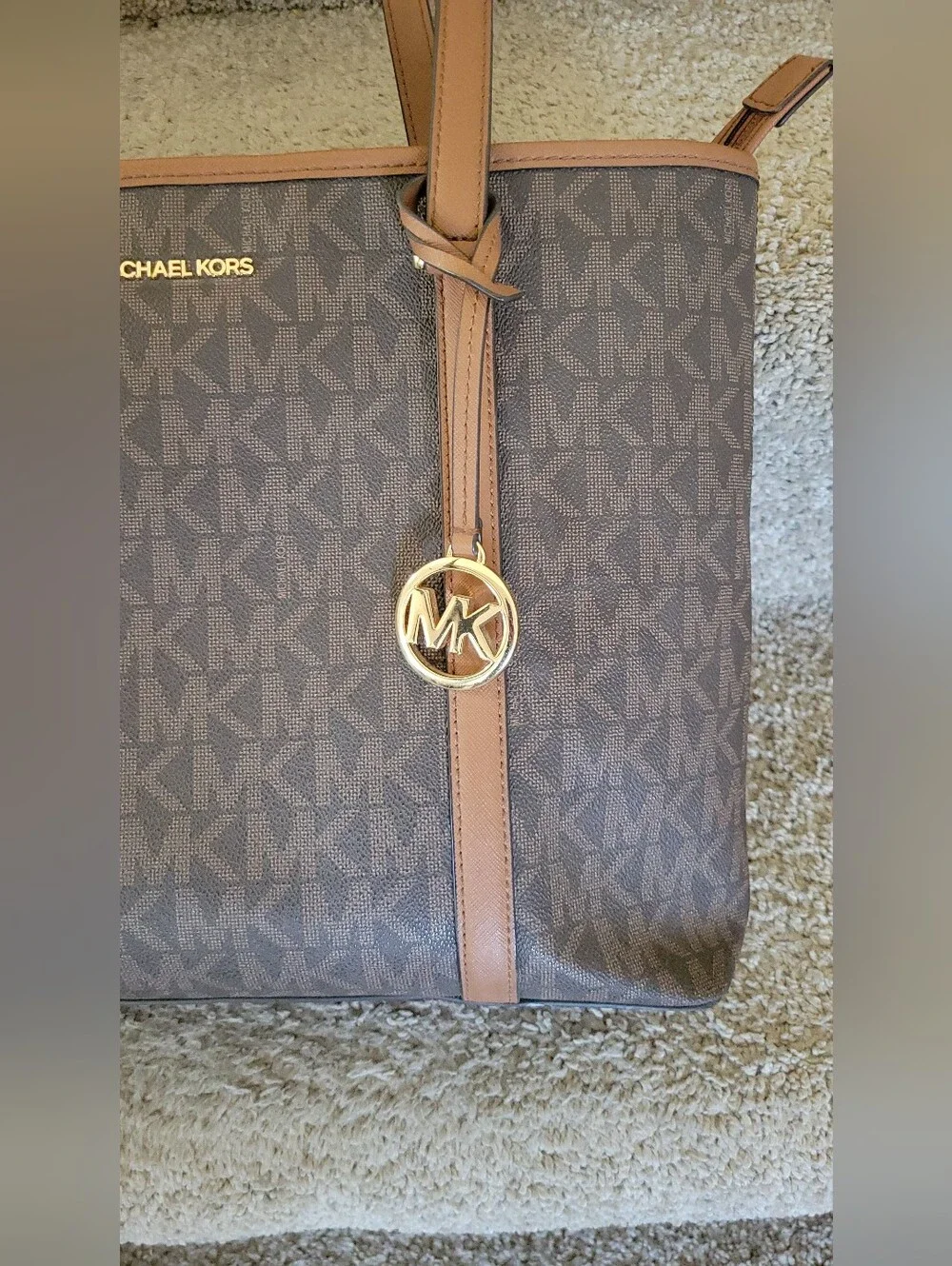 Michael Kors Jet Set Travel Large Logo Tote Bag